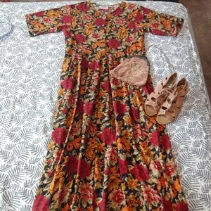 Sunflower rose dress